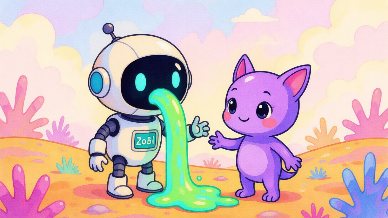 El Robot Espacial y los Mocos de Colores