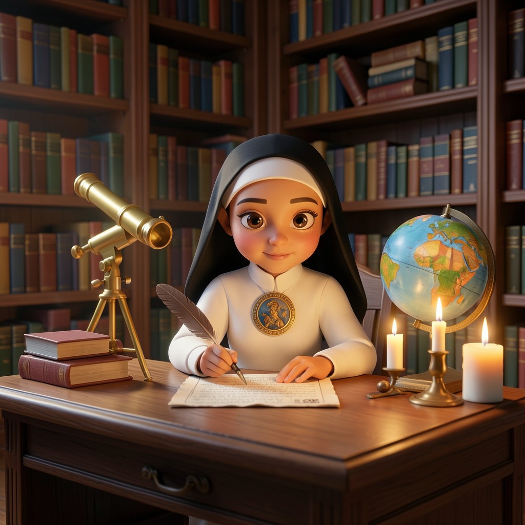 La Niña que Quería Saberlo Todo: La Historia de Juana Inés - ilustración 2