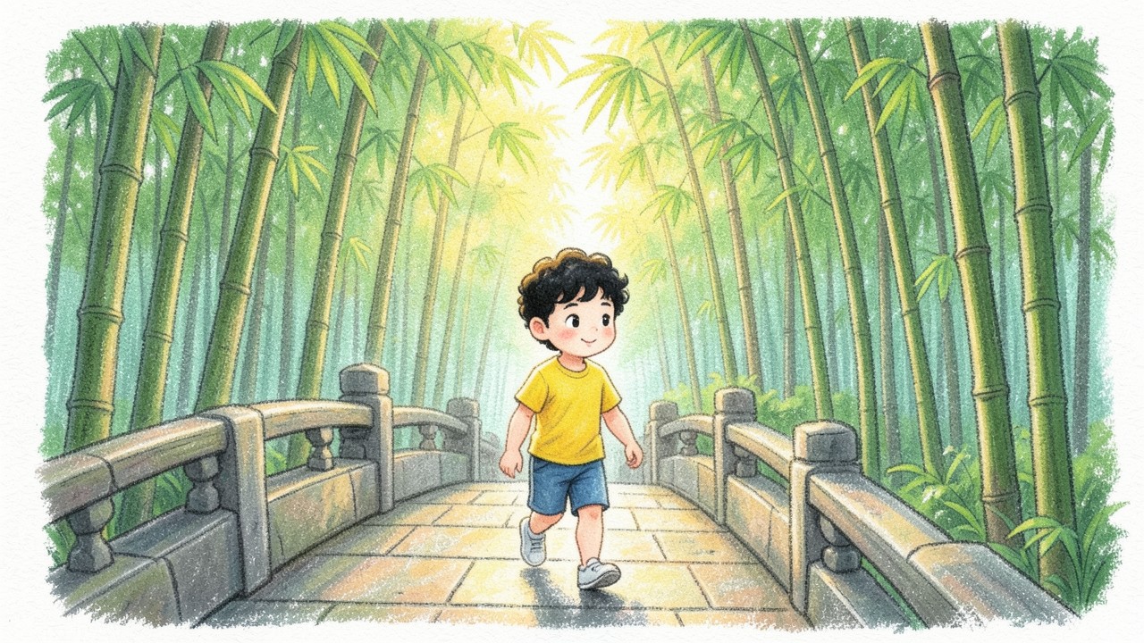 Mateo y el Bosque Mágico de Bambú