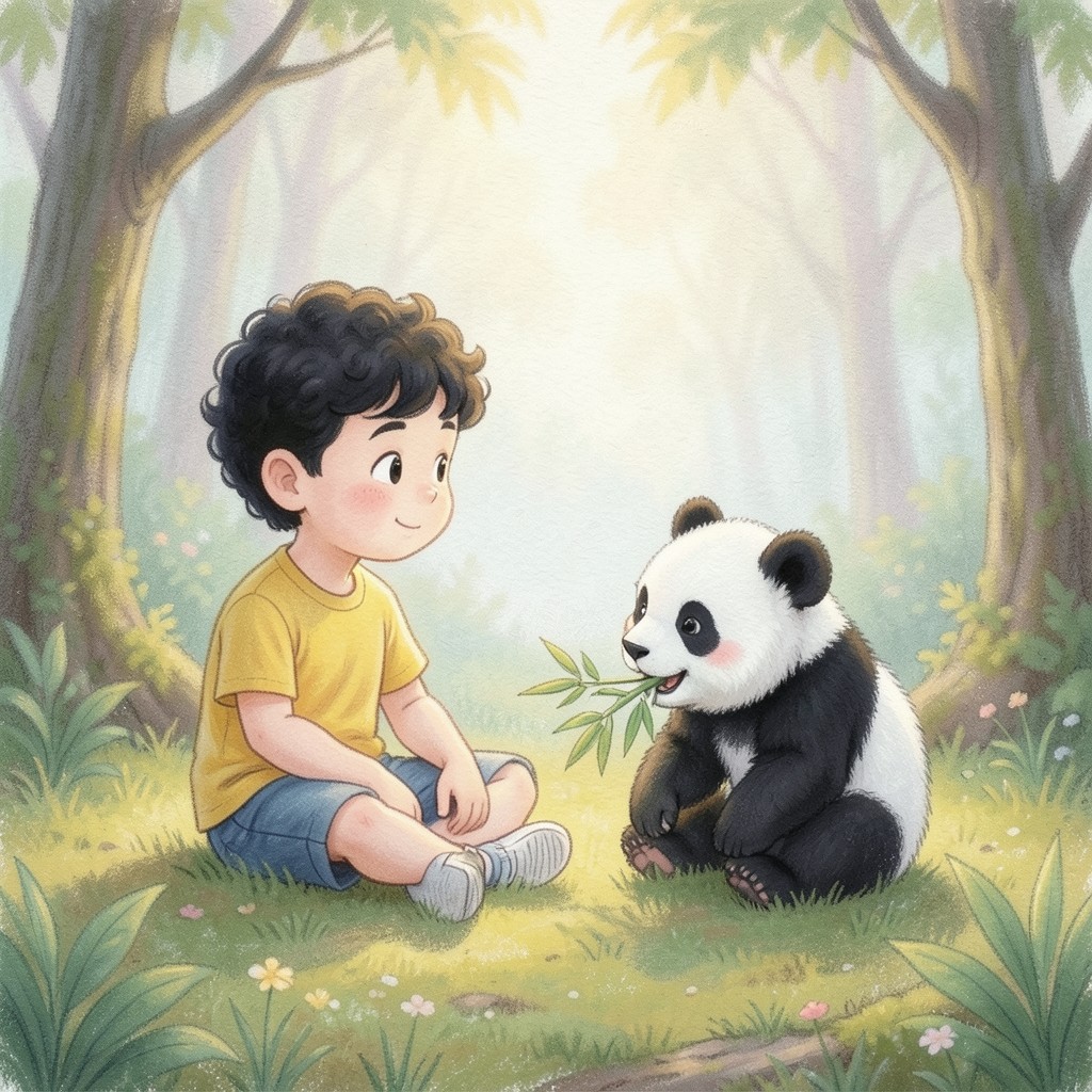 Mateo y el Bosque Mágico de Bambú - ilustración 1