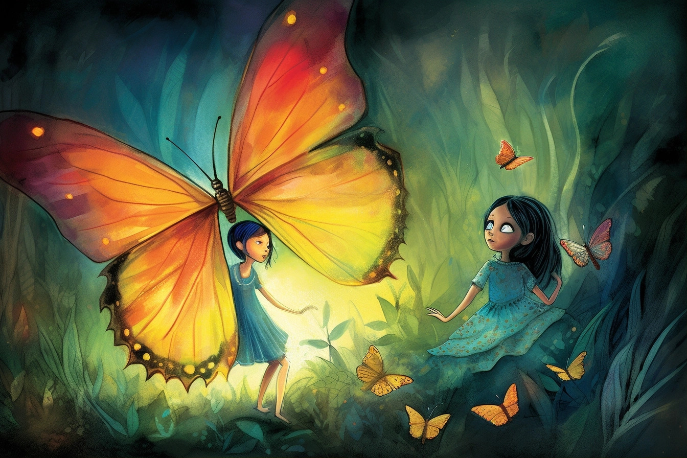 Lola, la mariposa amiga de todos