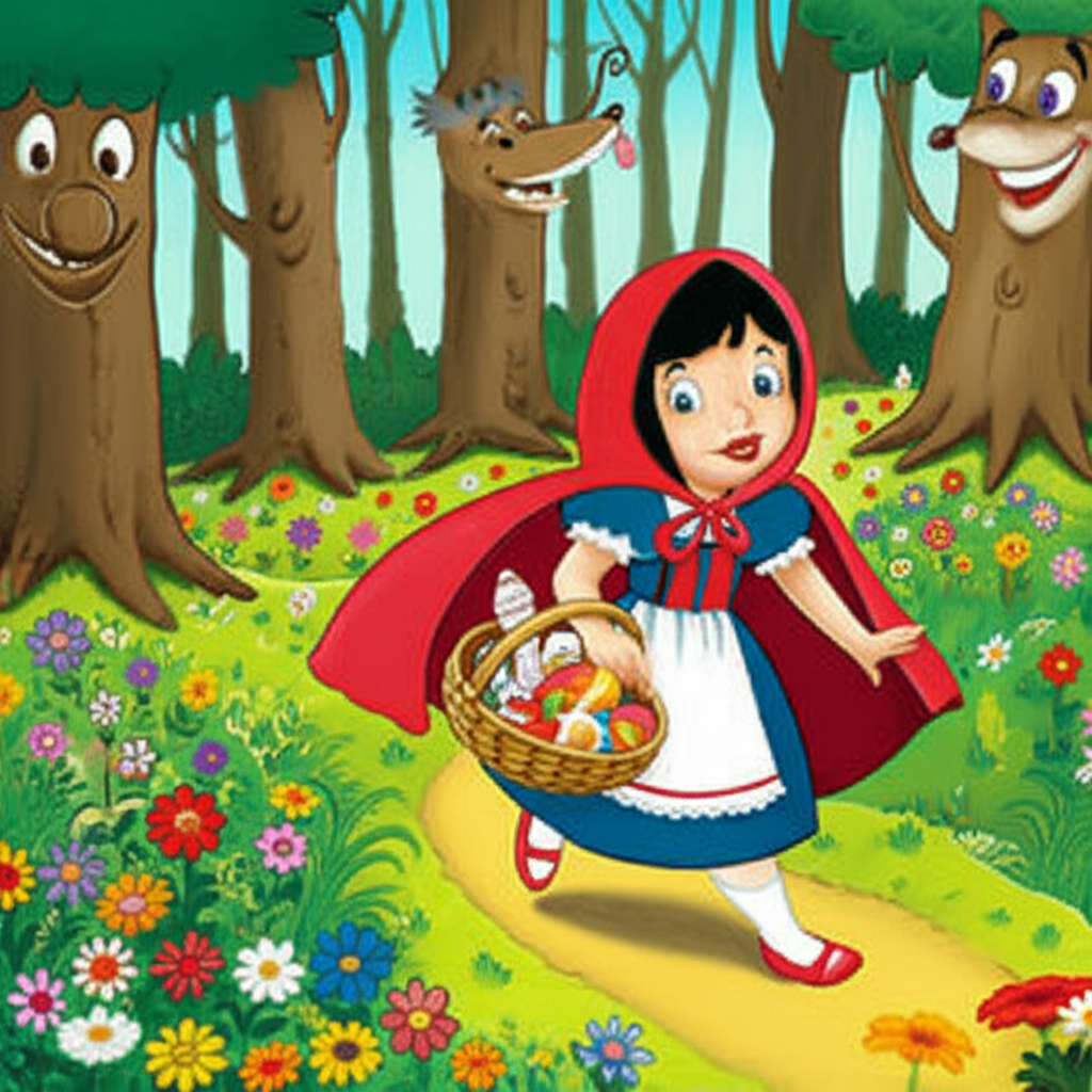 Caperucita Roja y el Zapato Mágico de la Abuela Tamara