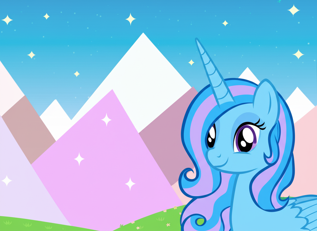 El Unicornio Azul y el Jardín Secreto de las Estrellas
