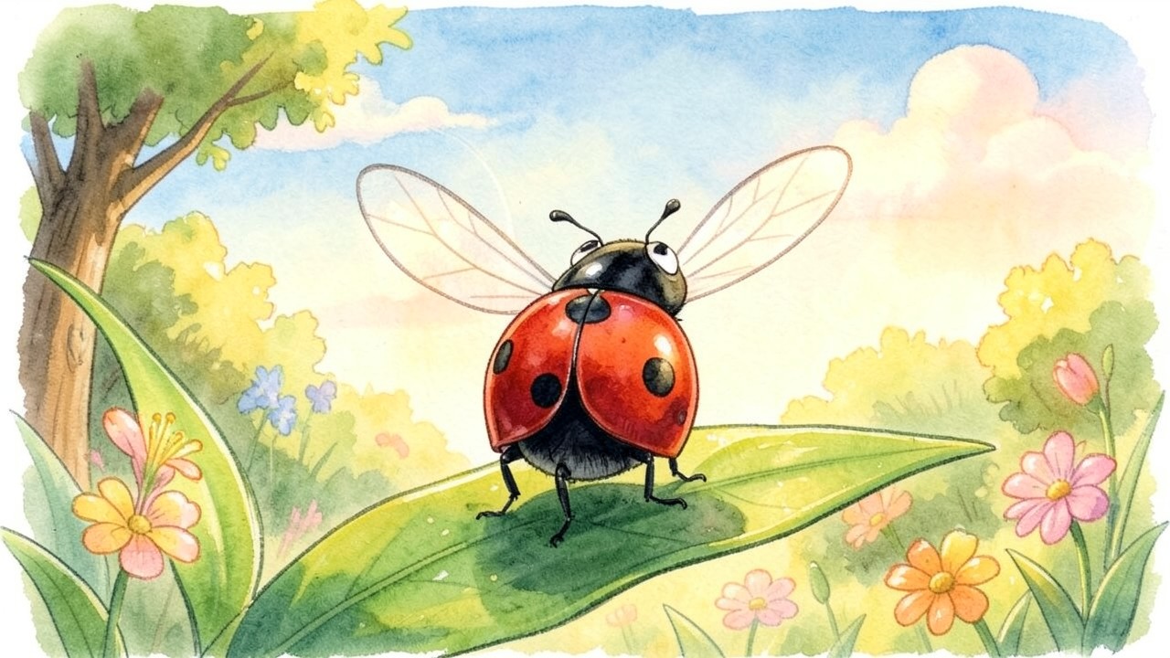 La mariquita que aprendió a volar