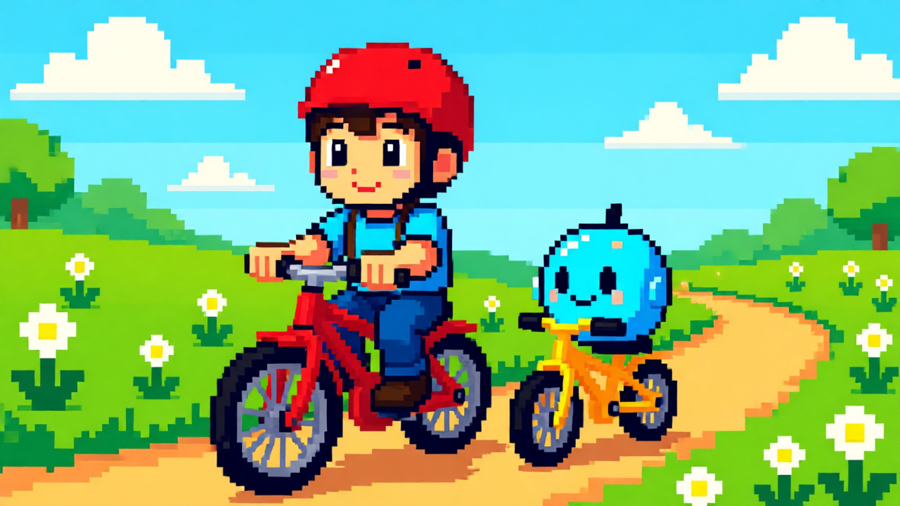 La Gran Aventura en Bici de José y Gemini: Un Viaje de Palabras
