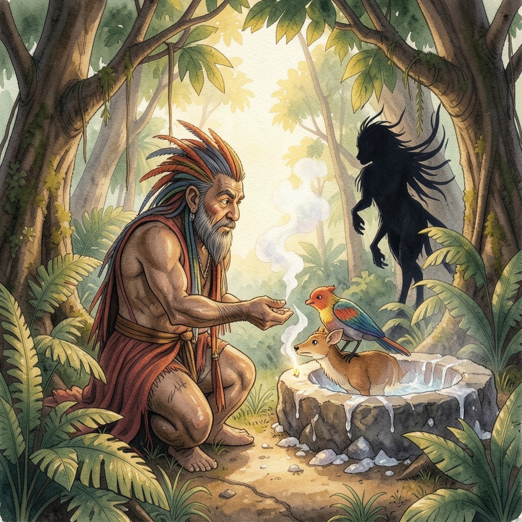 Makatañé: El Sabio Guardián de la Selva - ilustración 1