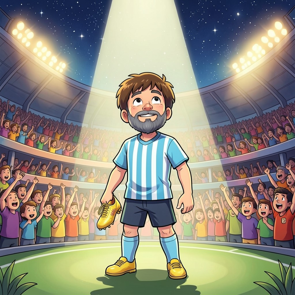 Leo y el Vuelo del Diez: El Sueño que se Volvió Eterno - ilustración 1