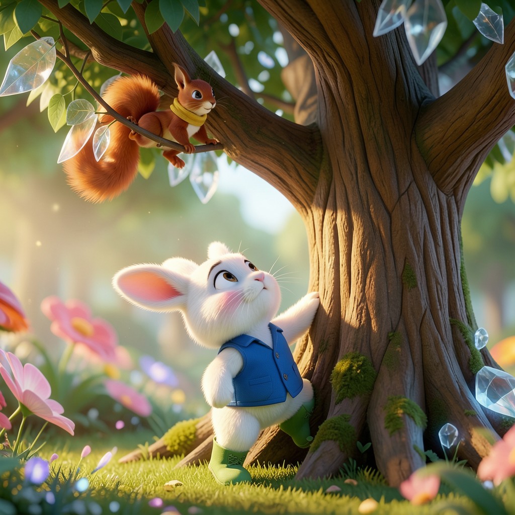 Leo y el Gran Rescate en el Árbol de Cristal - ilustración 1